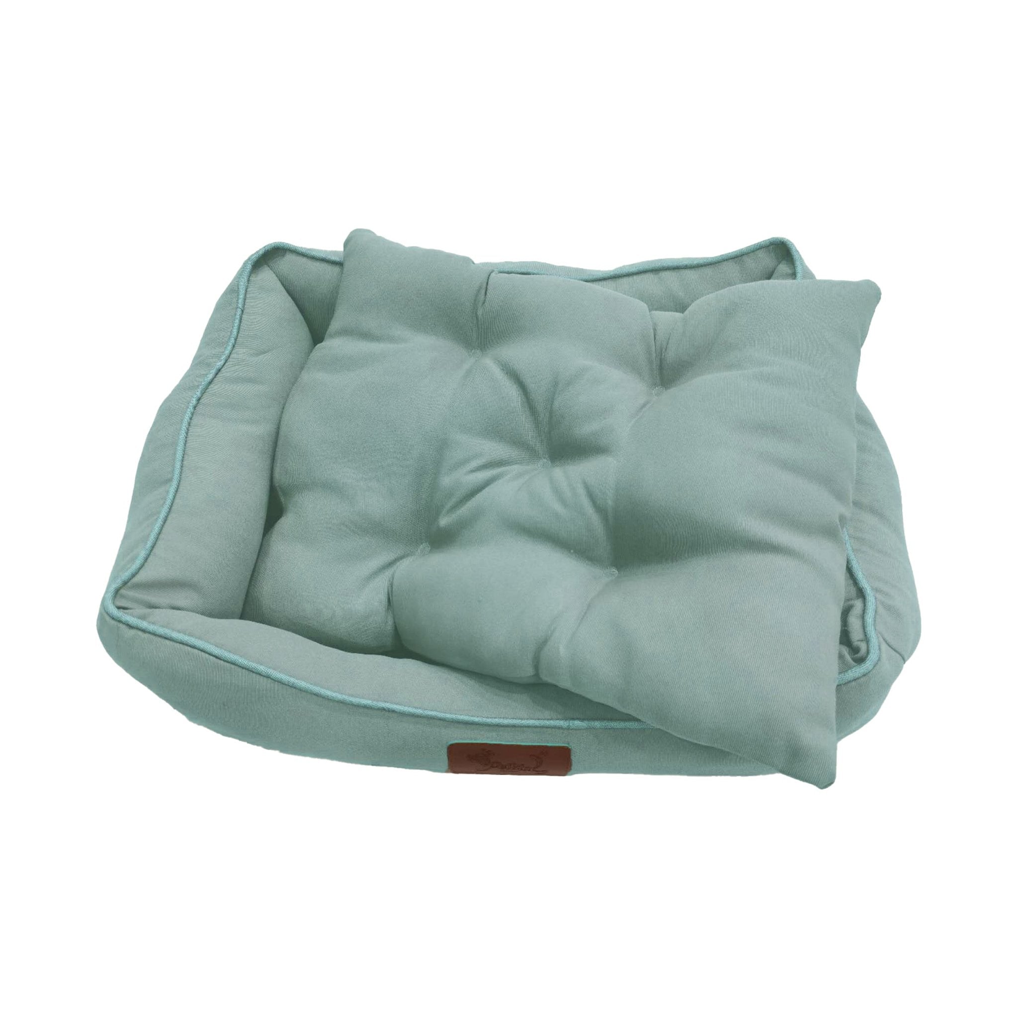 Imagen de Productos para mascotas y animales Cama para Perros de Loneta, Turquesa en color S - 52x41x17cm de Meishida